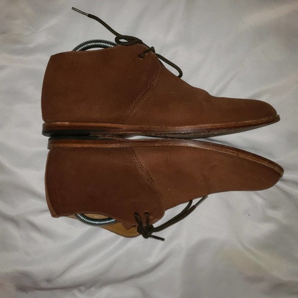 Thorocraft Men’s Brown Canvas Desert Trevor Ankle Chukka Boots Size EU 42 US 9 - Picture 5 of 12